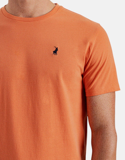 Polo Crew Neck Brick T-Shirt
