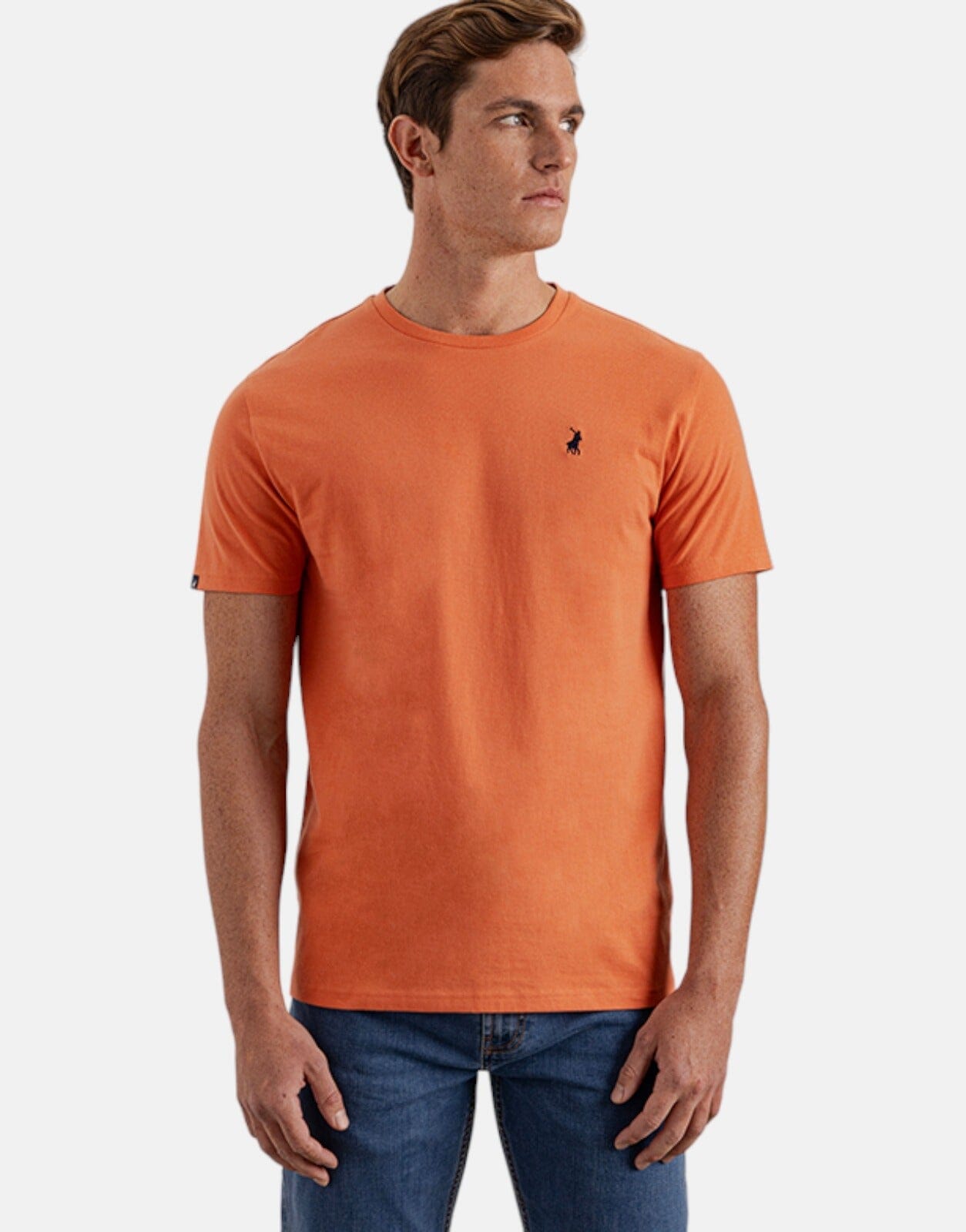Polo Crew Neck Brick T-Shirt