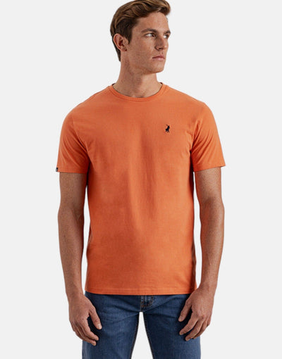 Polo Crew Neck Brick T-Shirt