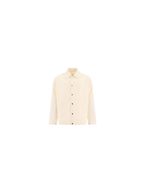 Jil Sander Jacket Logo Back Cream