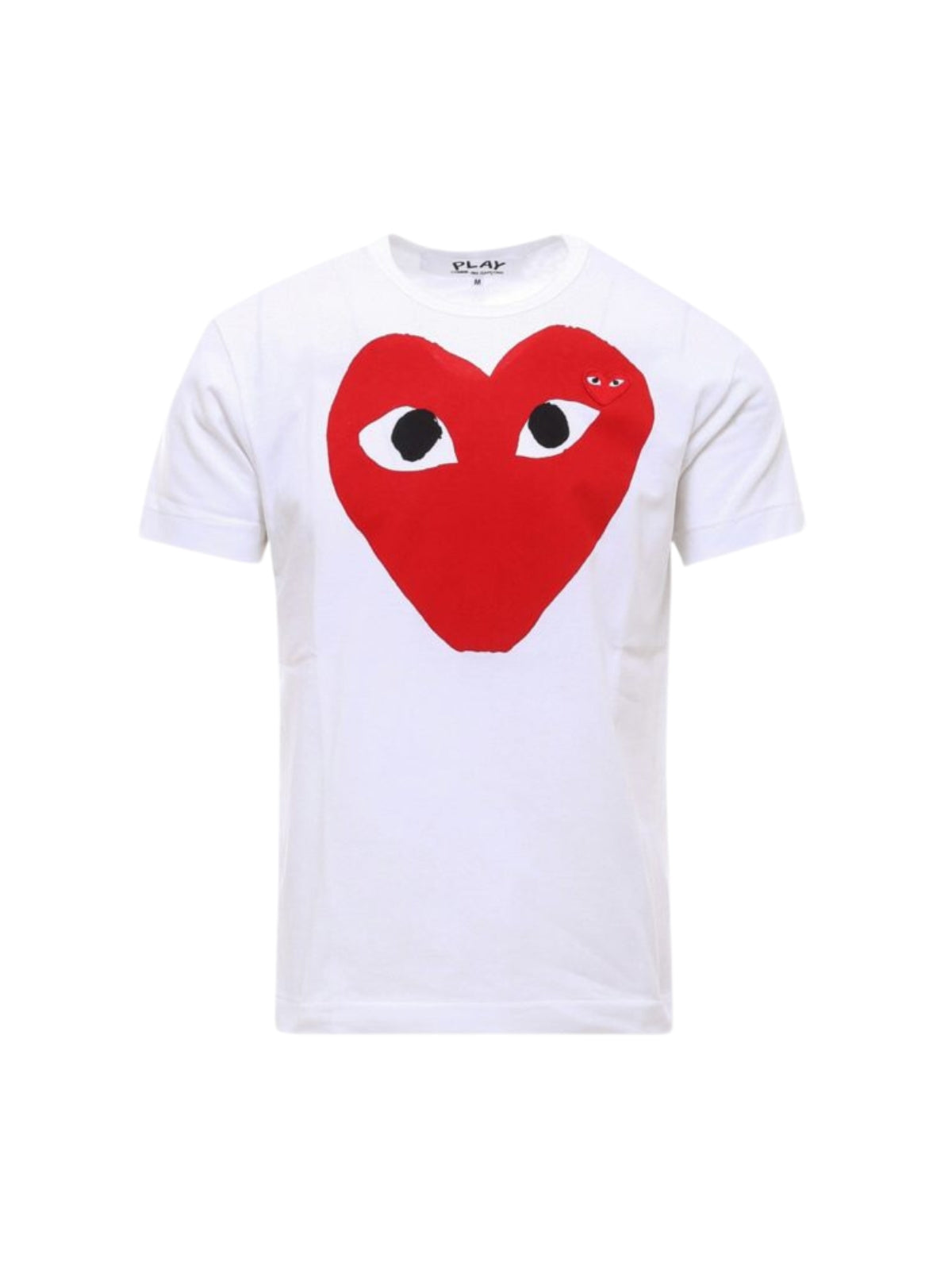 Comme Des Garcons T-Shirt Big Heart Red-White