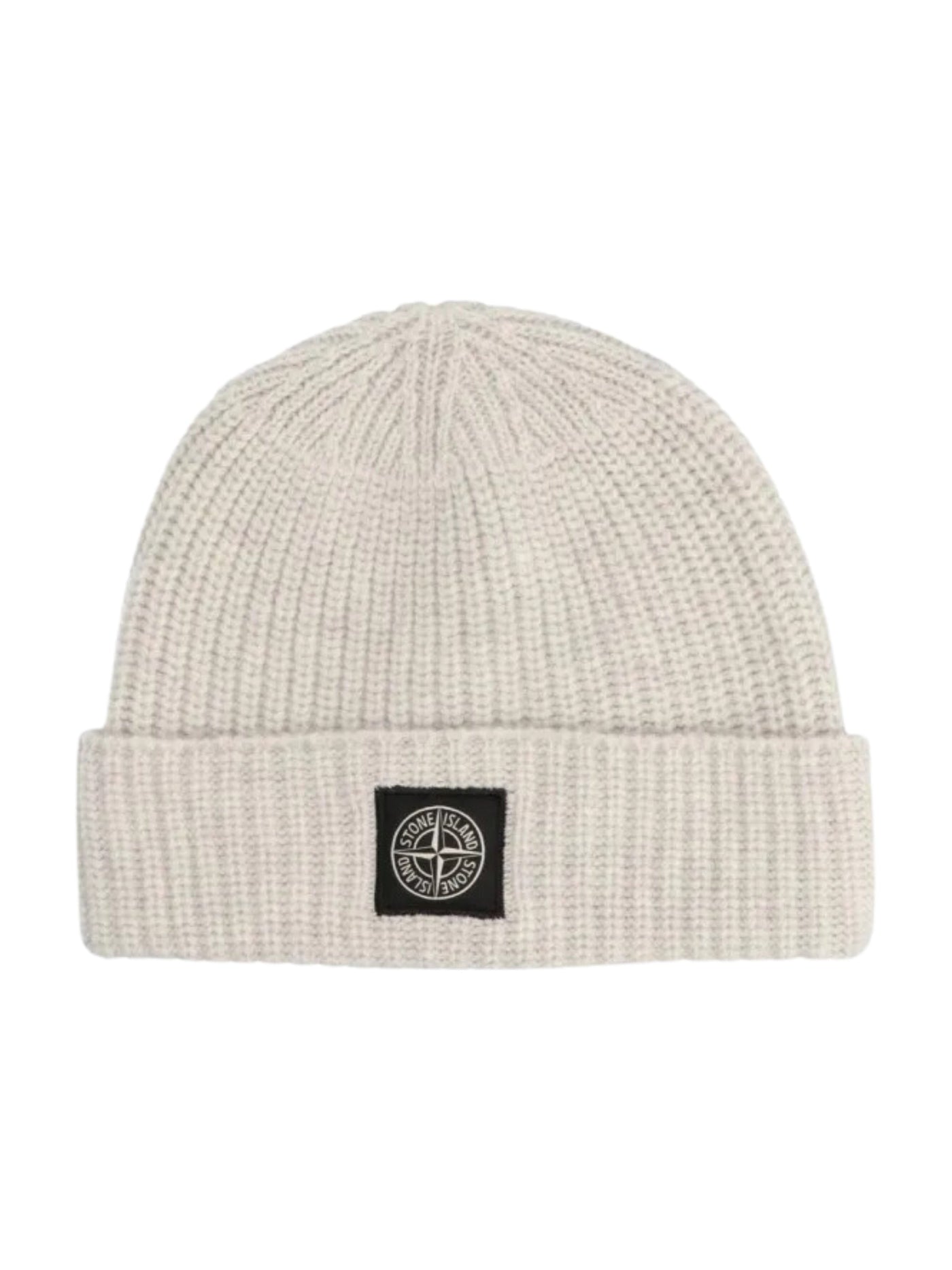 Stone Island Beanie Logo Cream