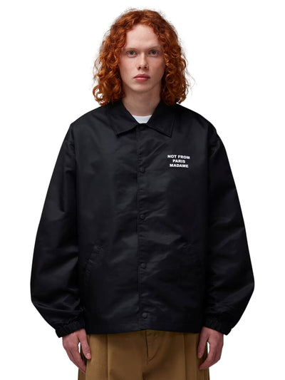 Drole De Monsieur Jacket Slogan Black