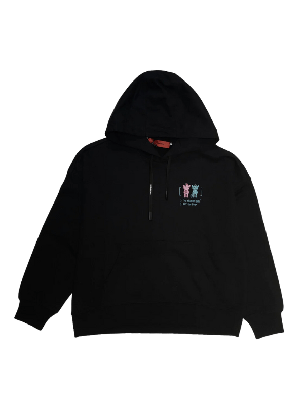 Acupuncture Hoodie Signature Bear Black