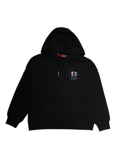Acupuncture Hoodie Signature Bear Black