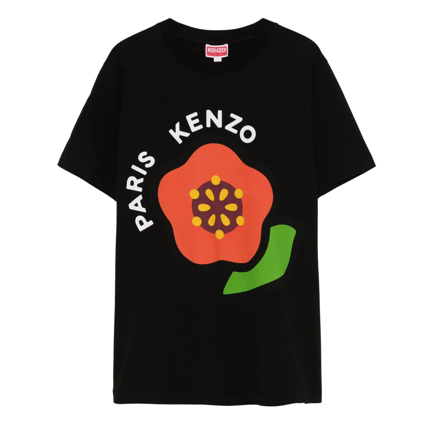 Kenzo T-Shirt Boke Flower Red-Black