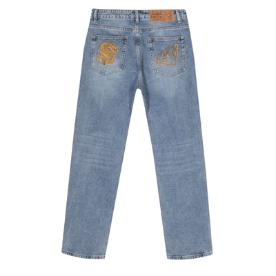 Billionaire Boys Club Jean Diamonds & Dollars Selvedge Heavy Wash Blue