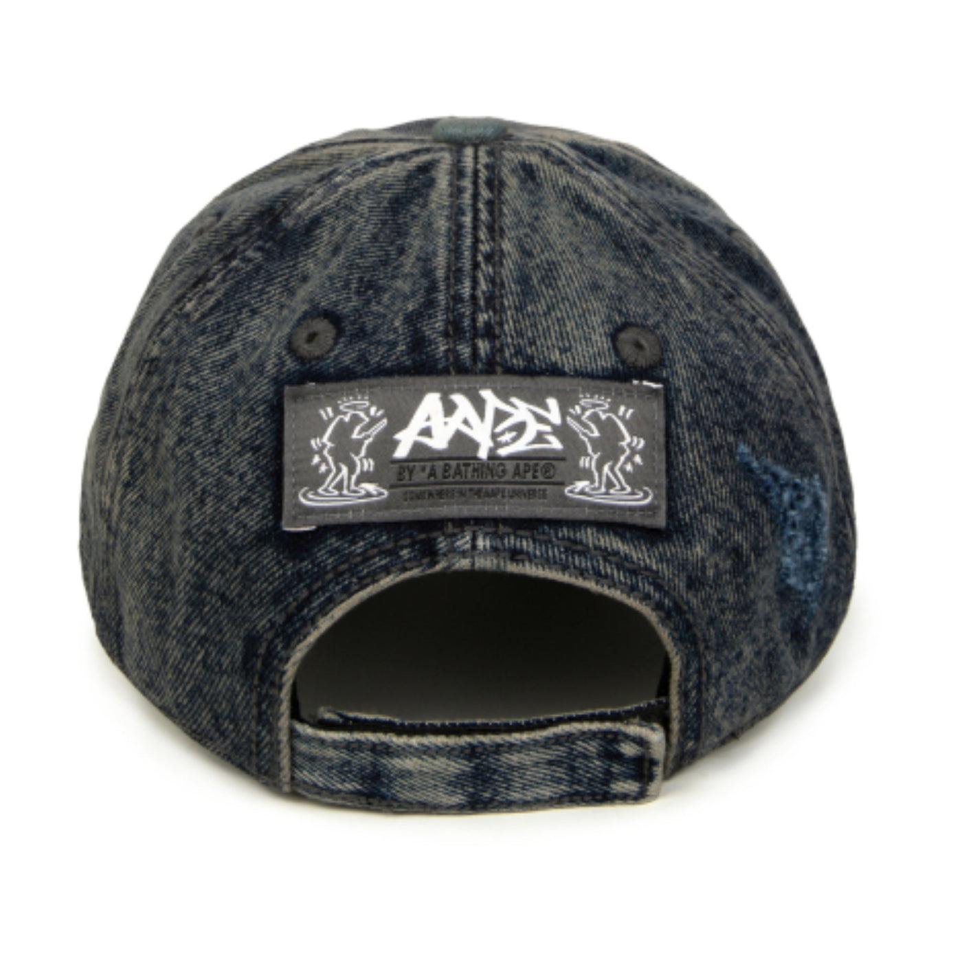Aape Cap Denim Logo Black-Navy