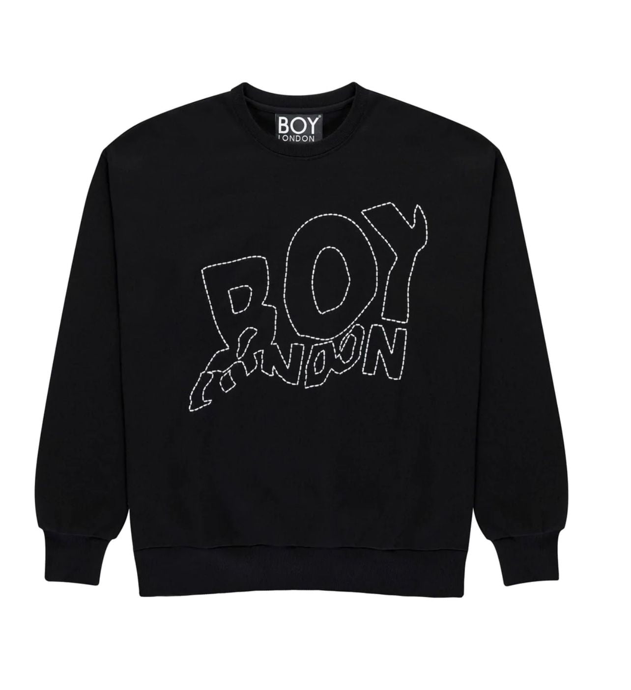 Boy London Sweater Distorted Black