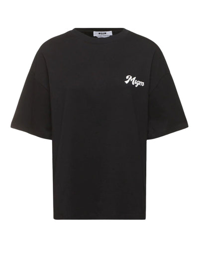 Msgm T-Shirt Logo Black