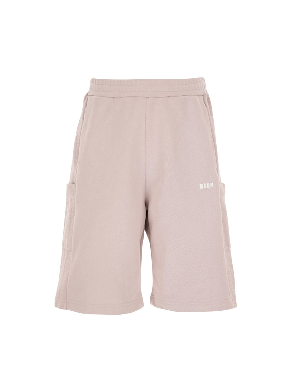 Msgm Shorts Bermuda Dusty Pink