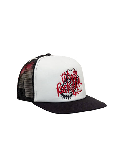 Market Cap X Rolling Stones Trucker Black-White