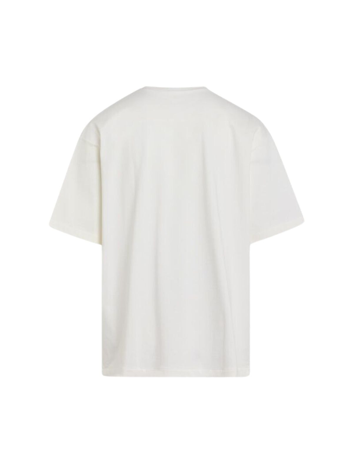 Jil Sander T-Shirt Liquid Print White-Blue