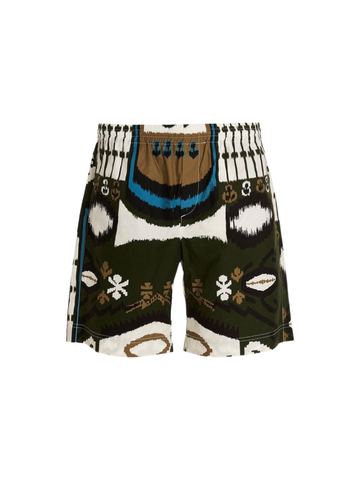 Msgm Shorts Bermuda Allover Print