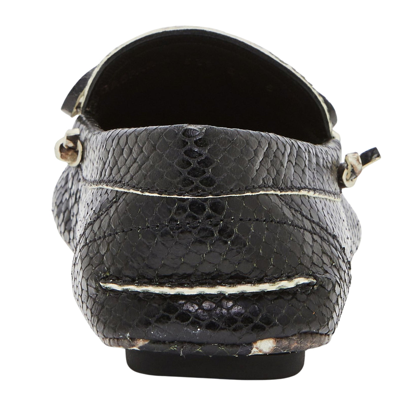 Bally Shoe Allover Scales Cream-Brown-Black