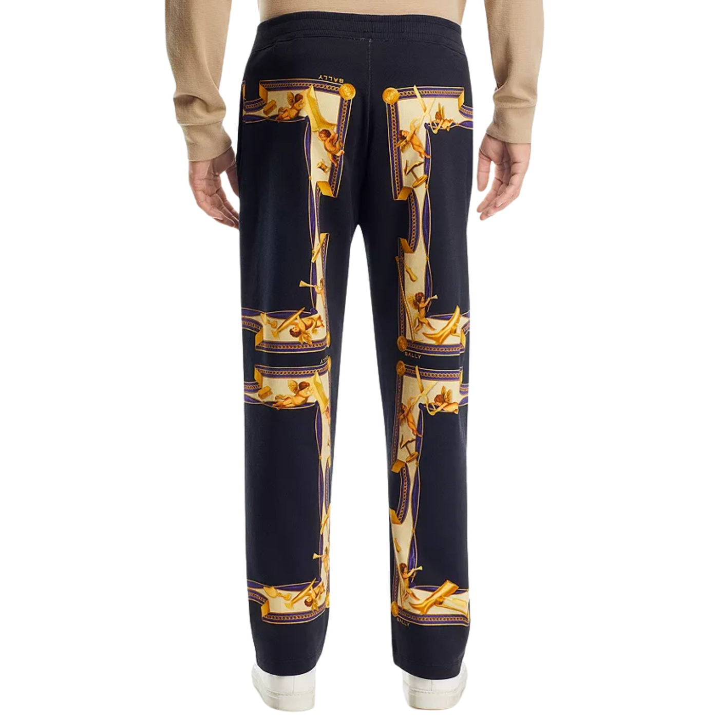 Bally Track Pants Graphic Print Black