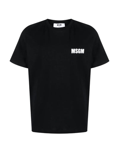 Msgm T-Shirt Logo Black