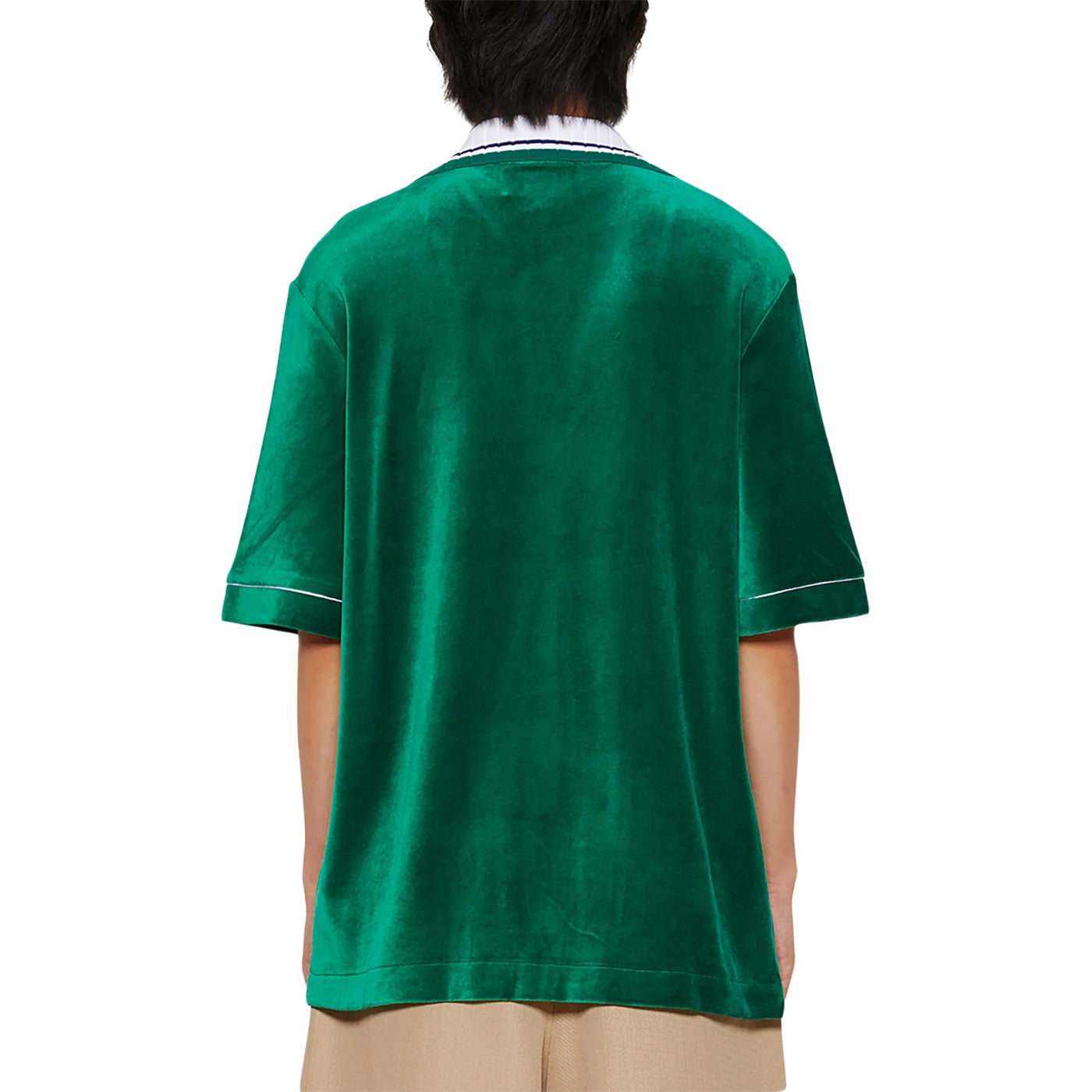 Casablanca Shirt Velour Evergreen