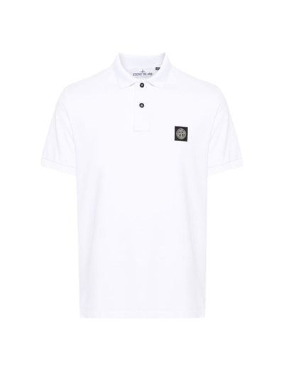Stone Island Golfer Logo White