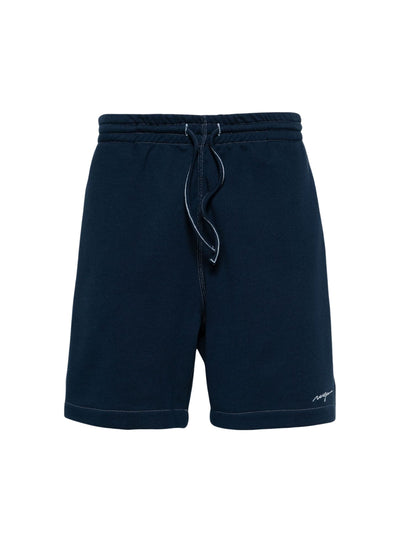 Msgm Shorts Logo Navy