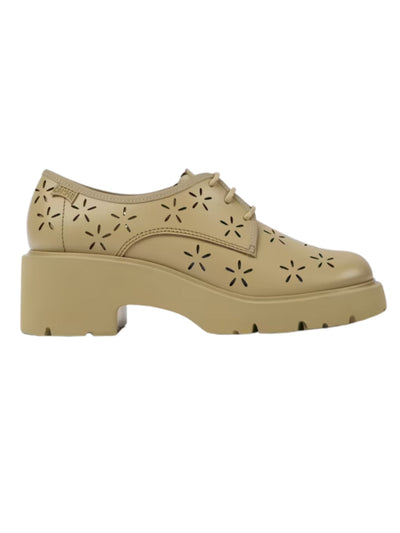 Camper Ladies Sneaker Docko Bojito Cut Out Flowers Tan