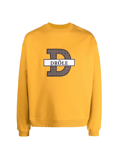 Drole De Monsieur Sweater Logo Mustard