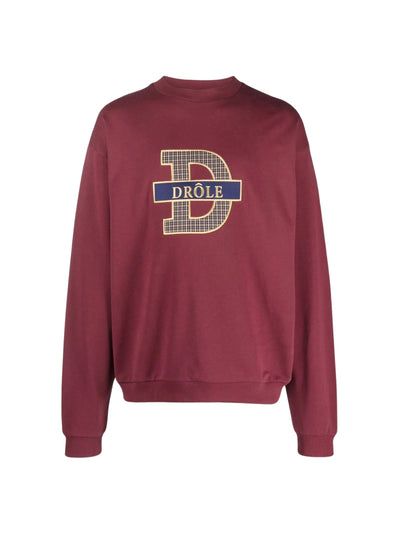 Drole De Monsieur Sweater Logo Maroon