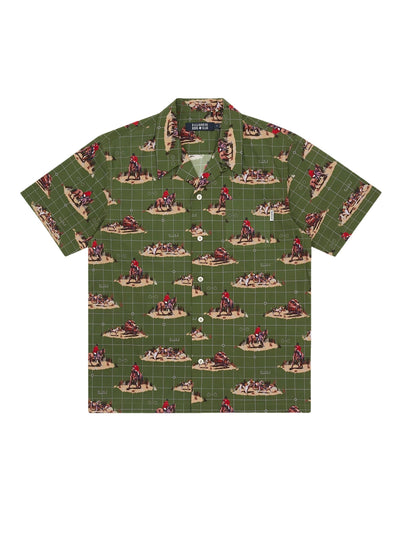 Billionaire Boys Club Shirt S/S Space Hunt Green