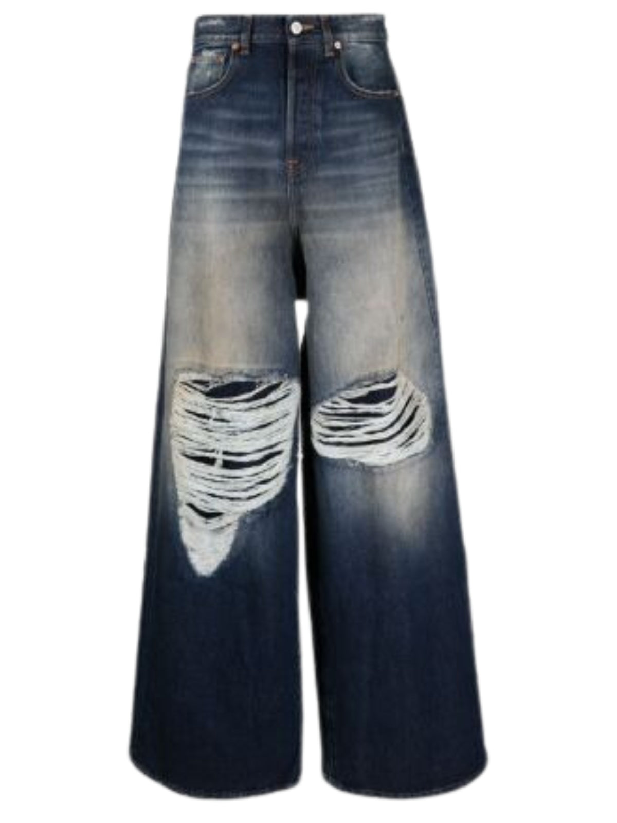 Vetements  Jean Ripped Blue