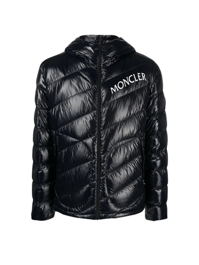 Moncler Jacket Shama Hooded Logo Black