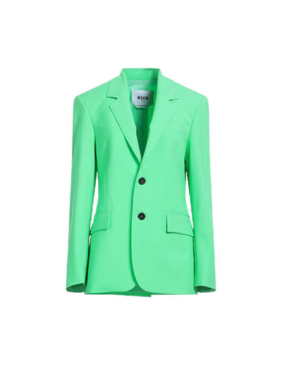 Msgm Blazer Ladies Two Button Mint