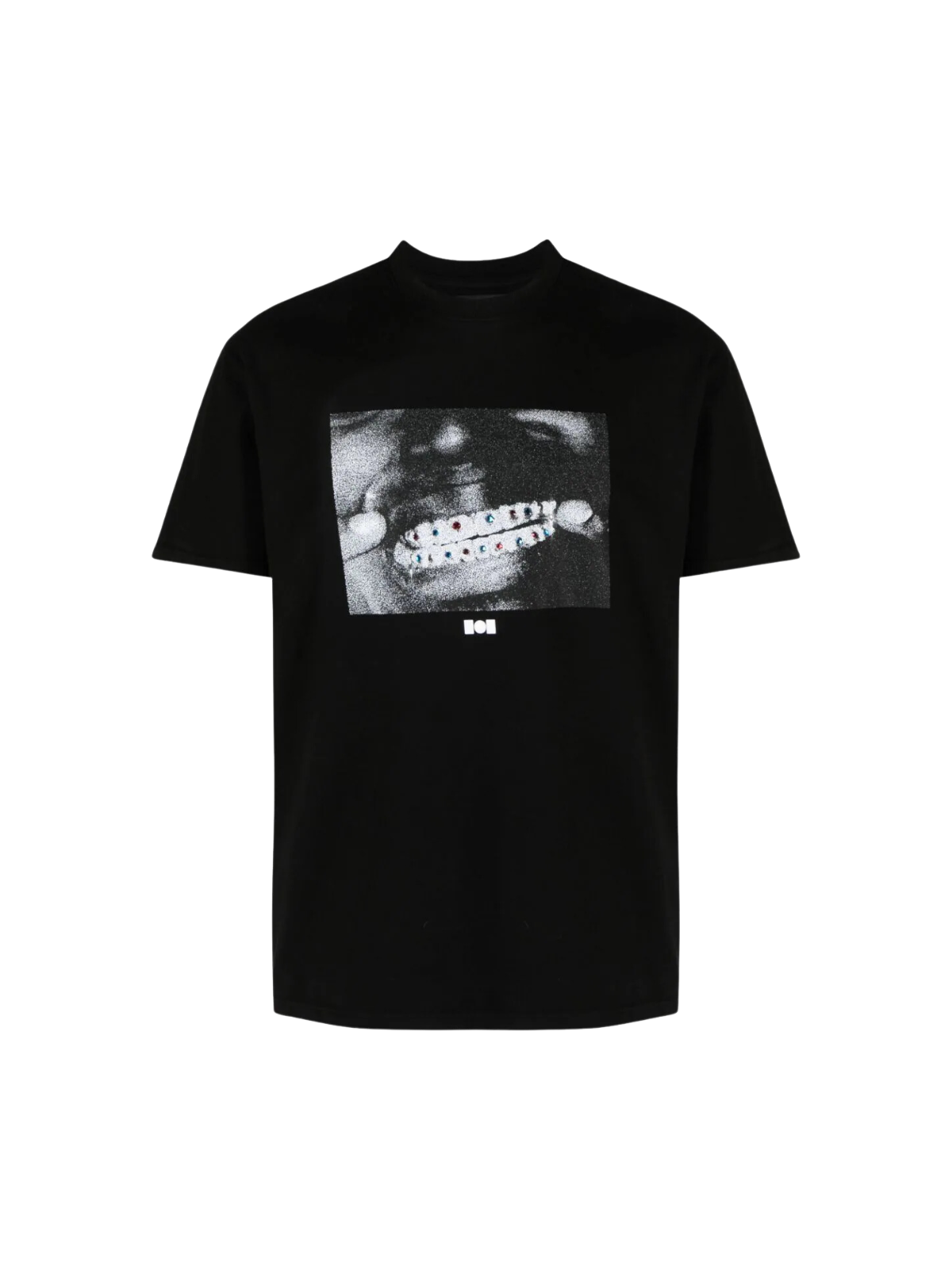Nahmias T-Shirt Crystal Grillz Black