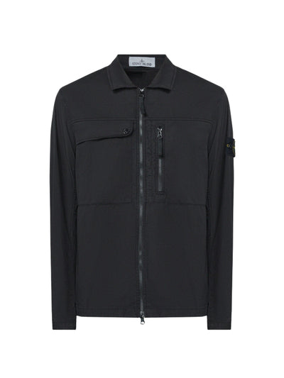 Stone Island Shirt Zip Black