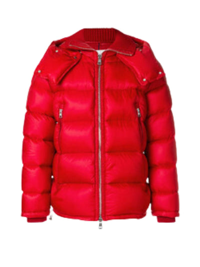Moncler Jacket Winnipeg Puffer Logo Red