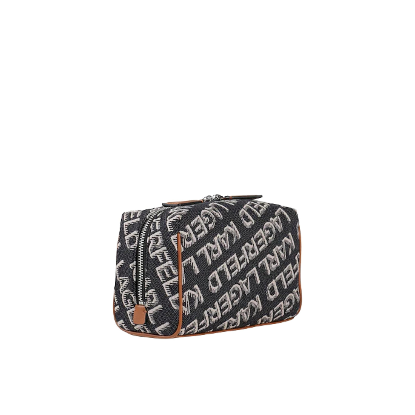 Karl Lagerfeld Pouch Allover Logo Black