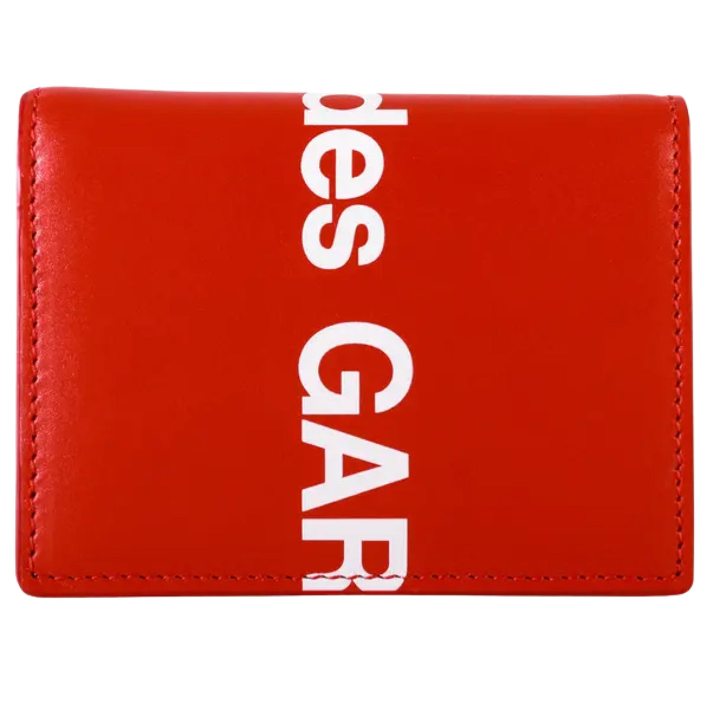 Comme Des Garcons Wallet Logo Red