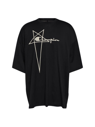 Rick Owens T-Shirt X Champion Black
