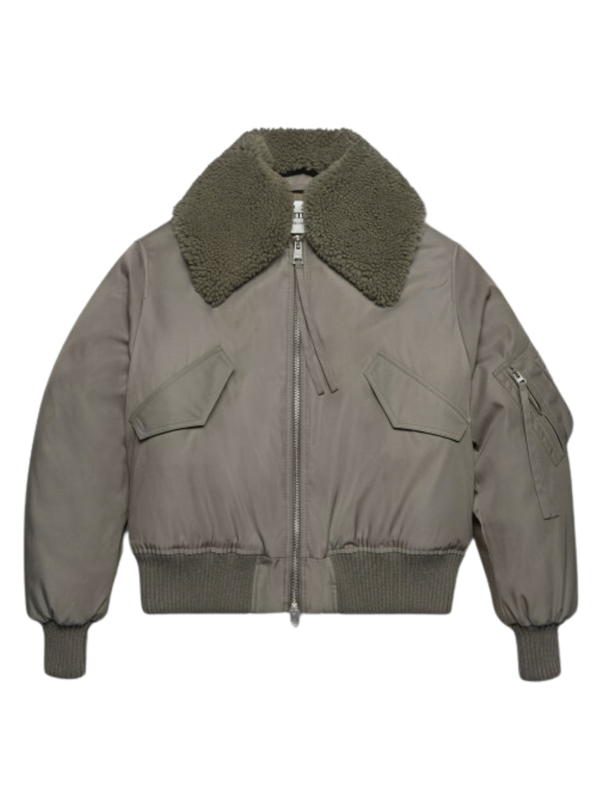 Ami Jacket Taupe Bomber Grey