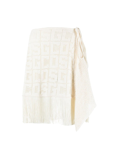 Gcds Skirt Logo White