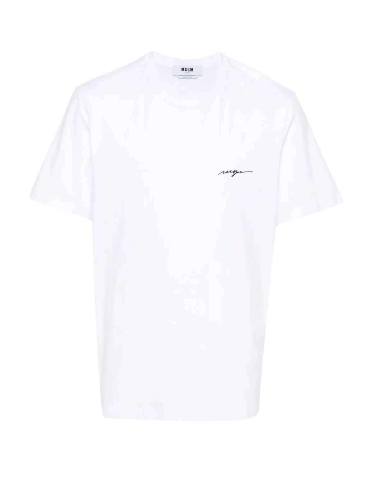 Msgm T-Shirt Logo Off-White