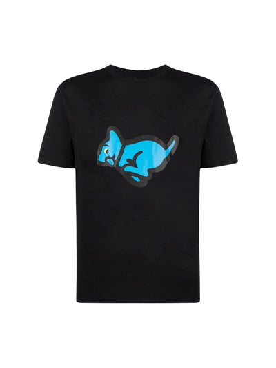Ice-Cream T-Shirt Running Puppy Black