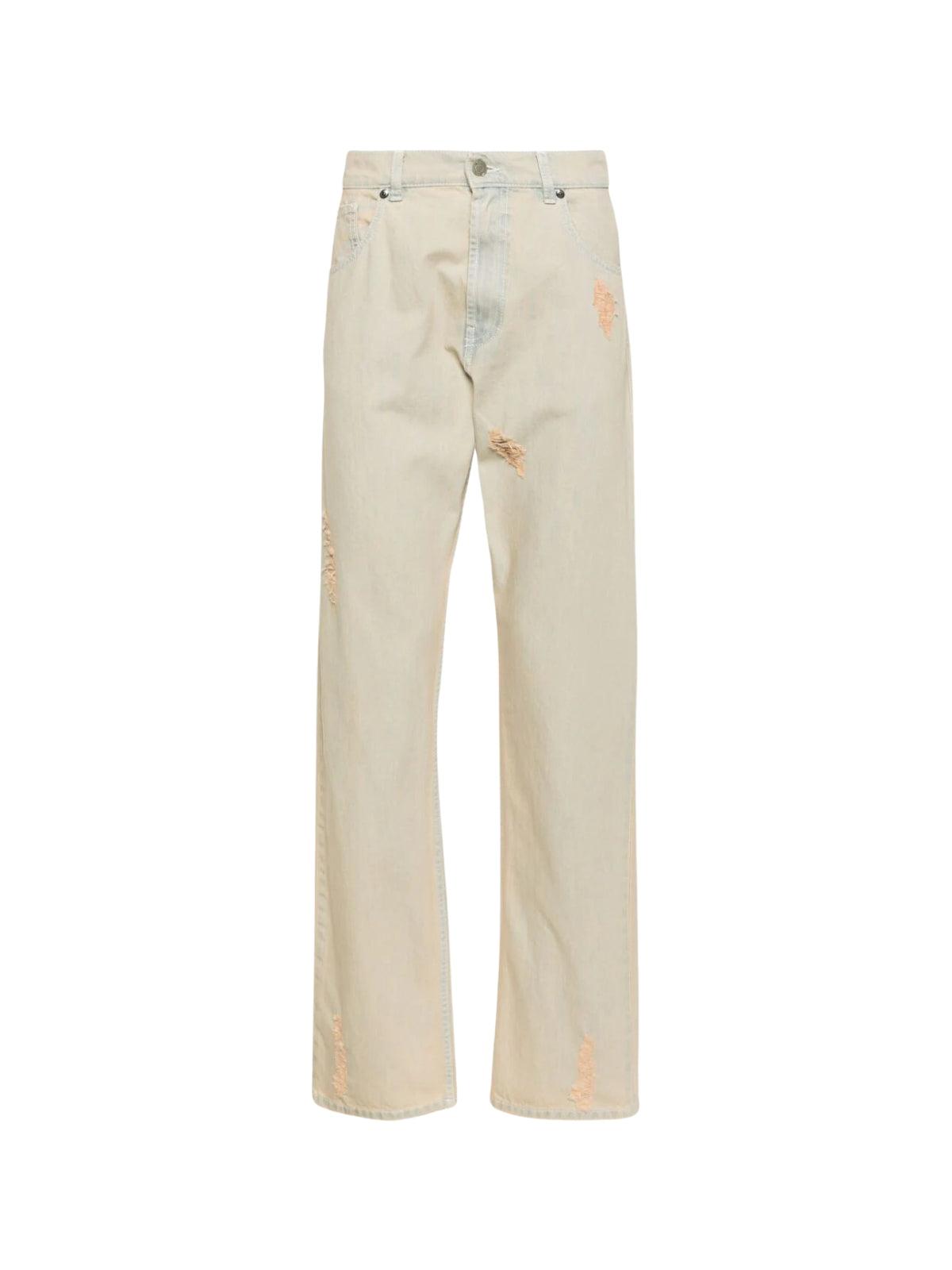 Msgm Jeans Rip Sand