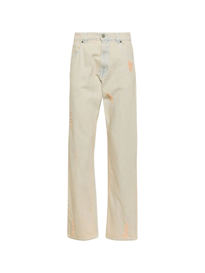 Msgm Jeans Rip Sand