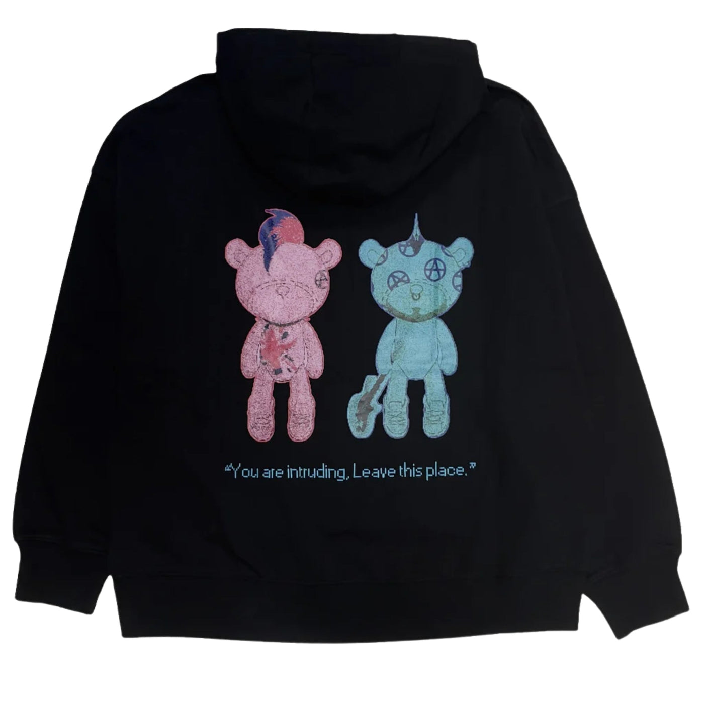 Acupuncture Hoodie Signature Bear Black