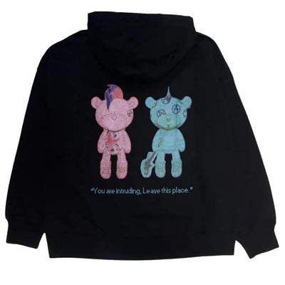 Acupuncture Hoodie Signature Bear Black