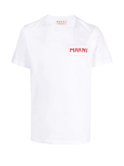 Marni T-Shirt Logo White