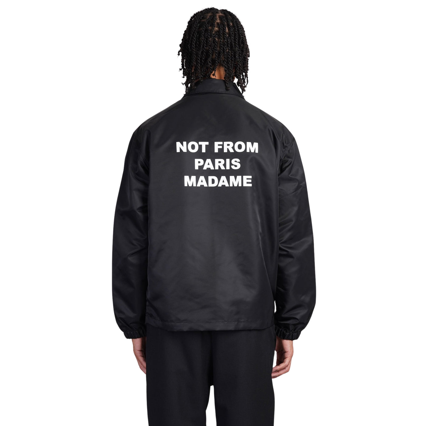 Drole De Monsieur Jacket Slogan Black