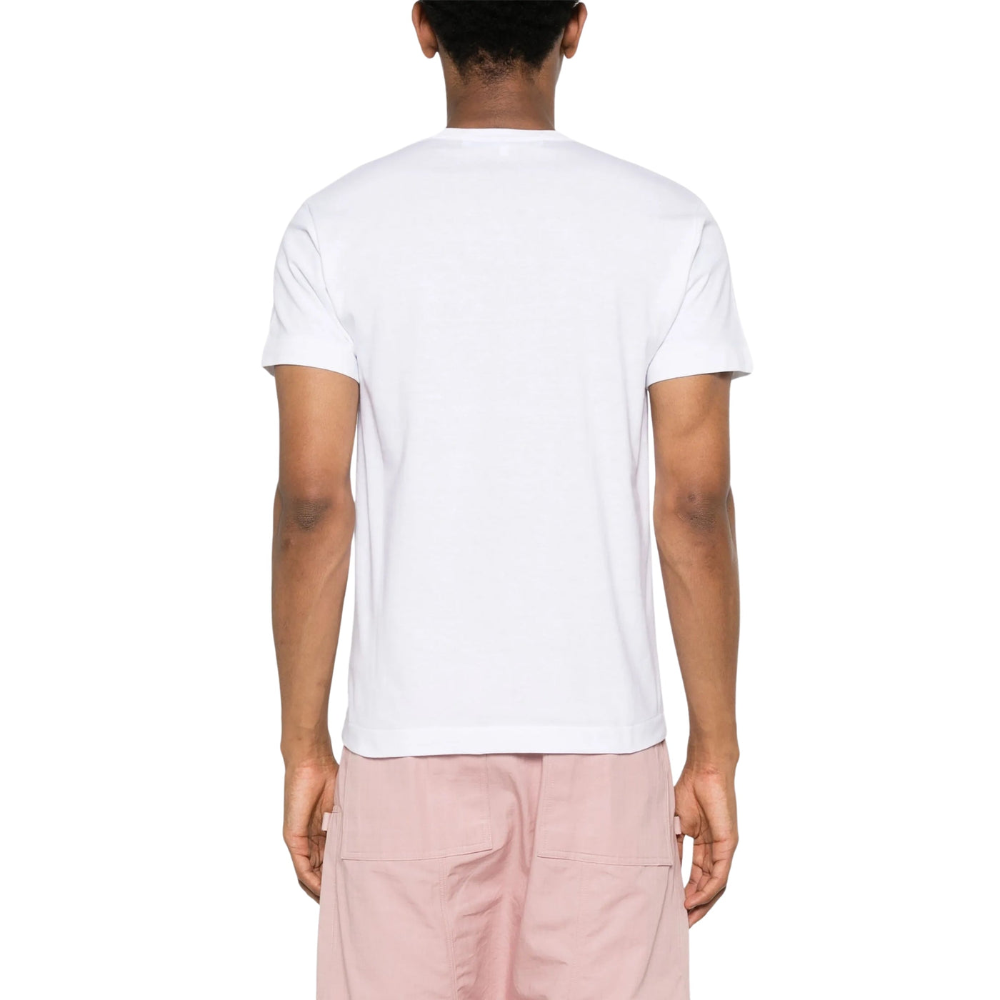 Comme Des Garcons T-Shirt Hearts Mirror Play White