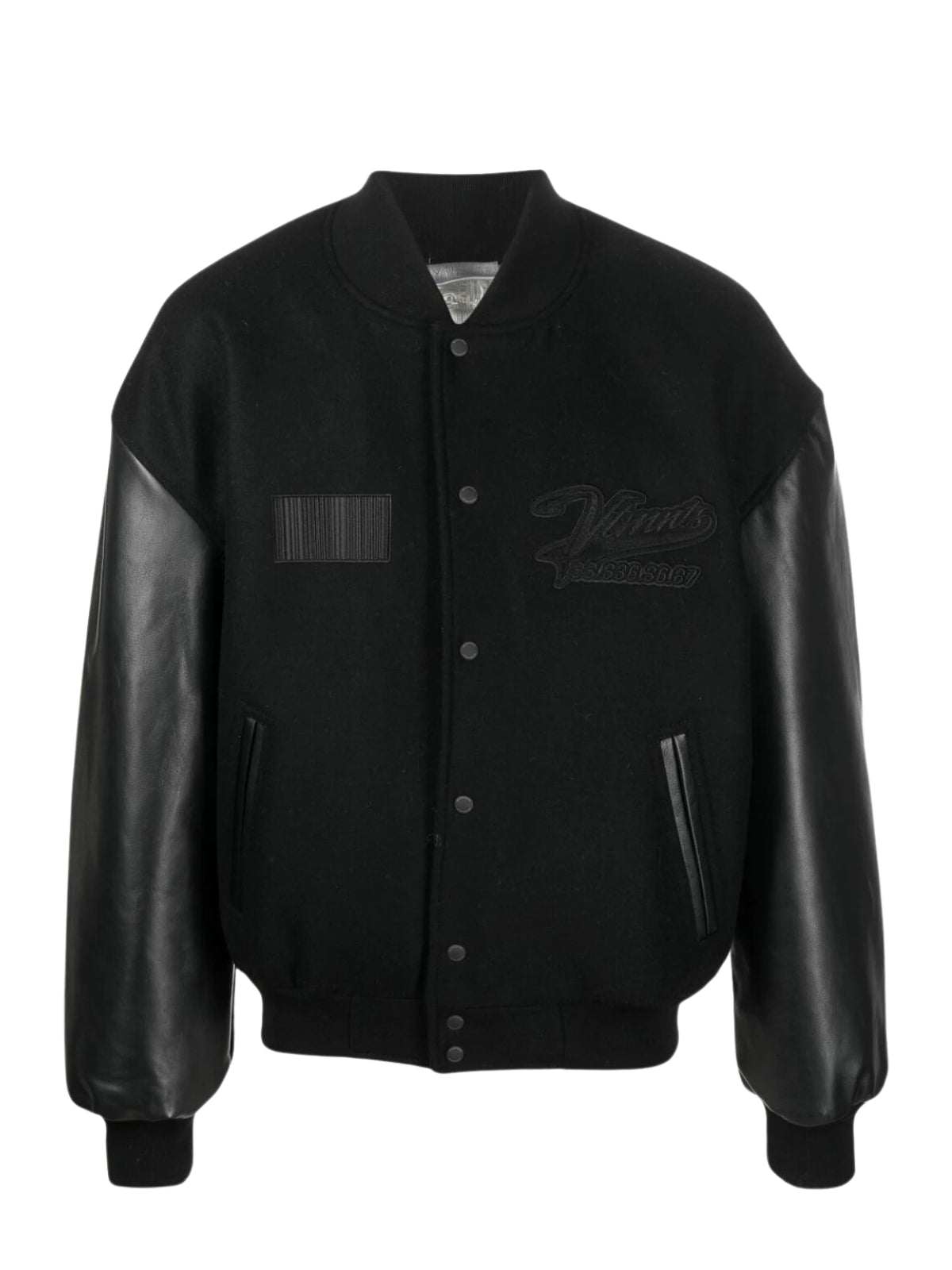 Vtmnts Jacket Varsity Mono Black