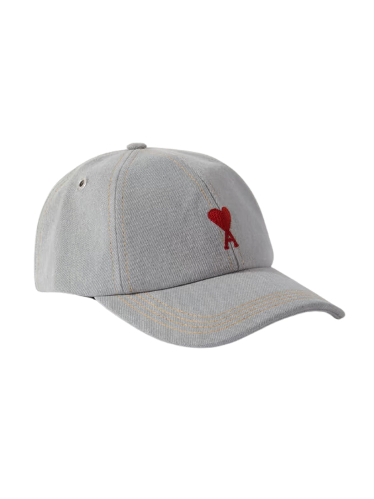 Ami Cap Baseball Logo Grey